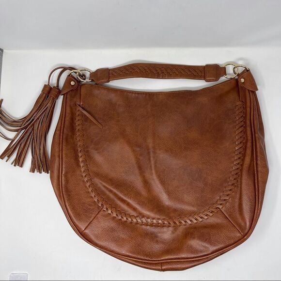 Boho Shoulder Bag, Brown - Picture 1 of 14